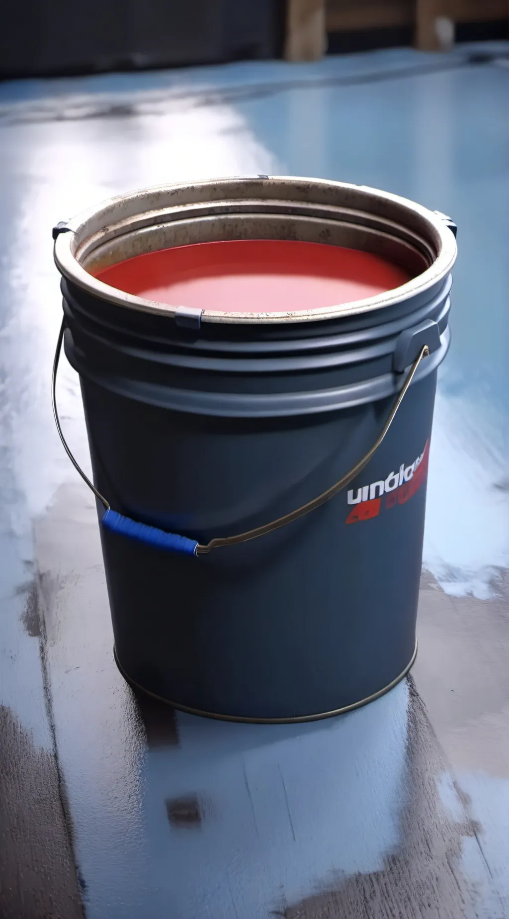 ai character: paint bucket background