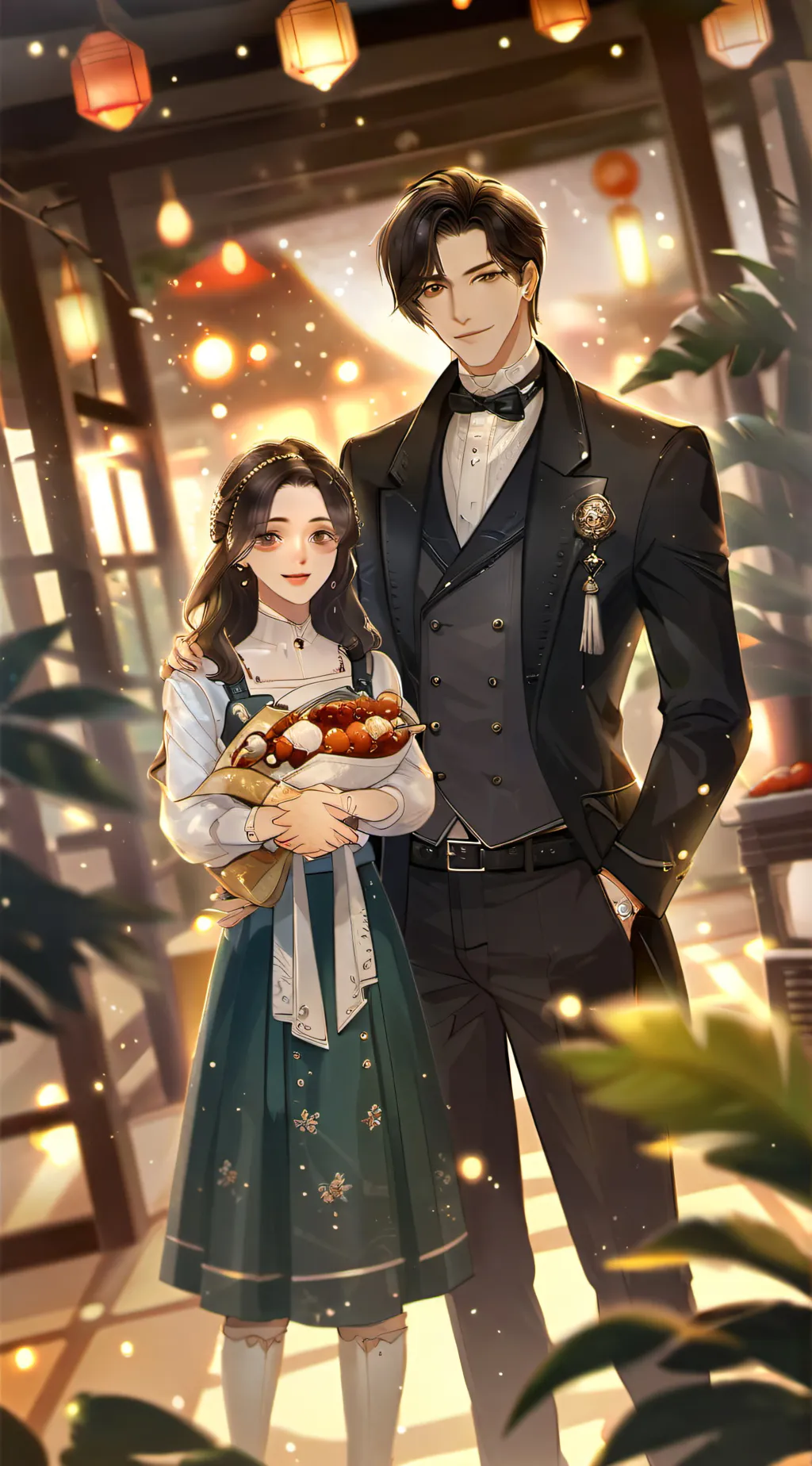 ai character: Emilie & Dean background