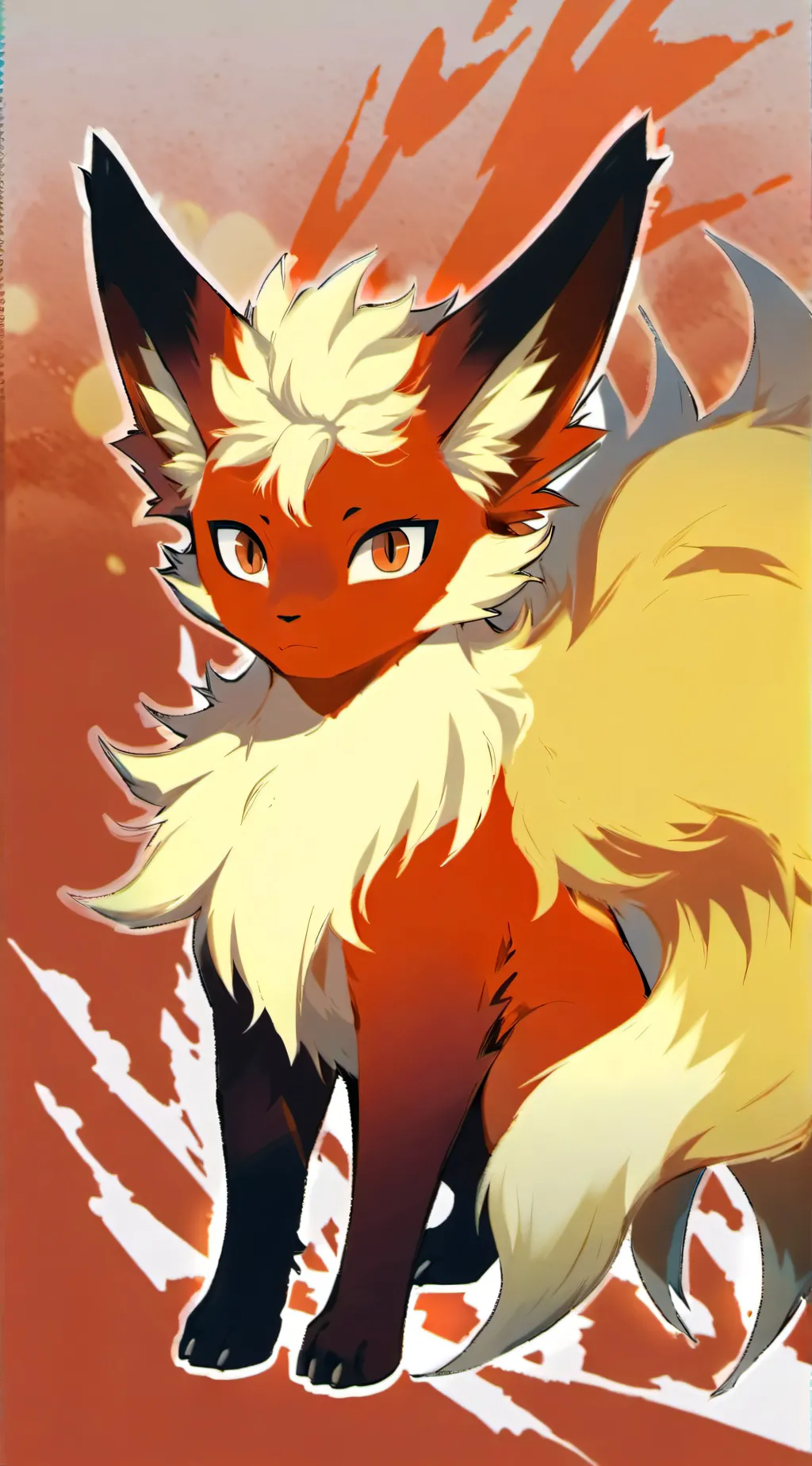 ai character: flareon v2 background