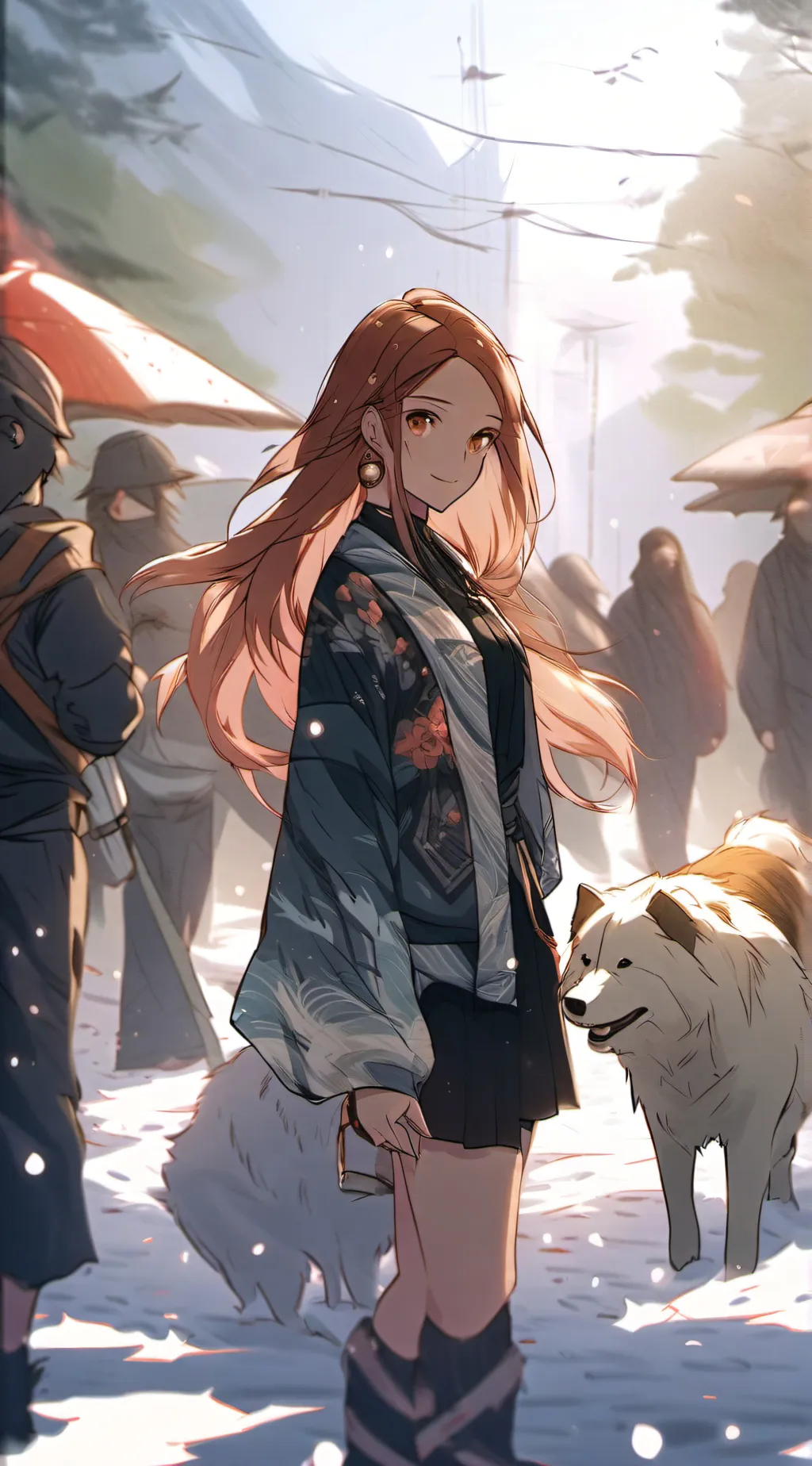 ai character: Darkness background