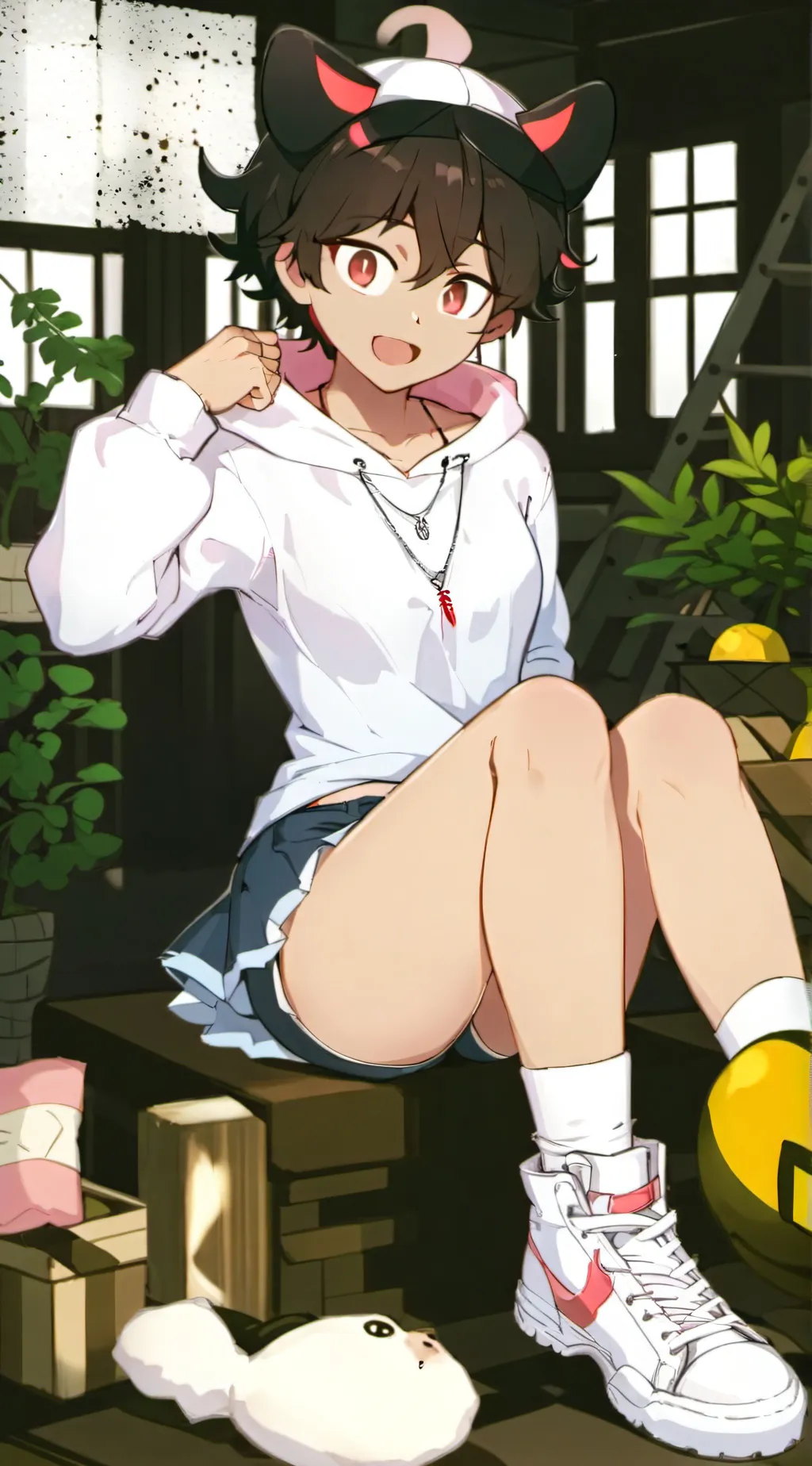 ai character: femboy world background