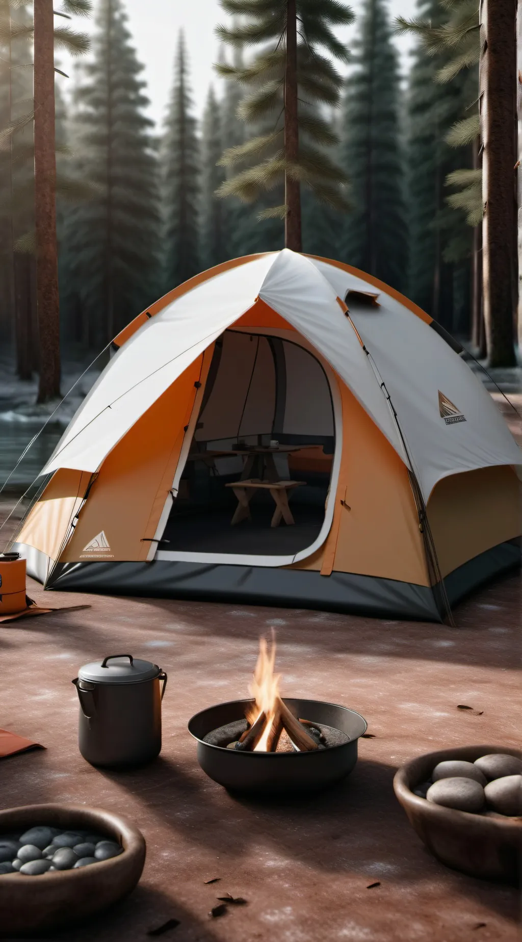 ai character: FPE CAMP TRIP background