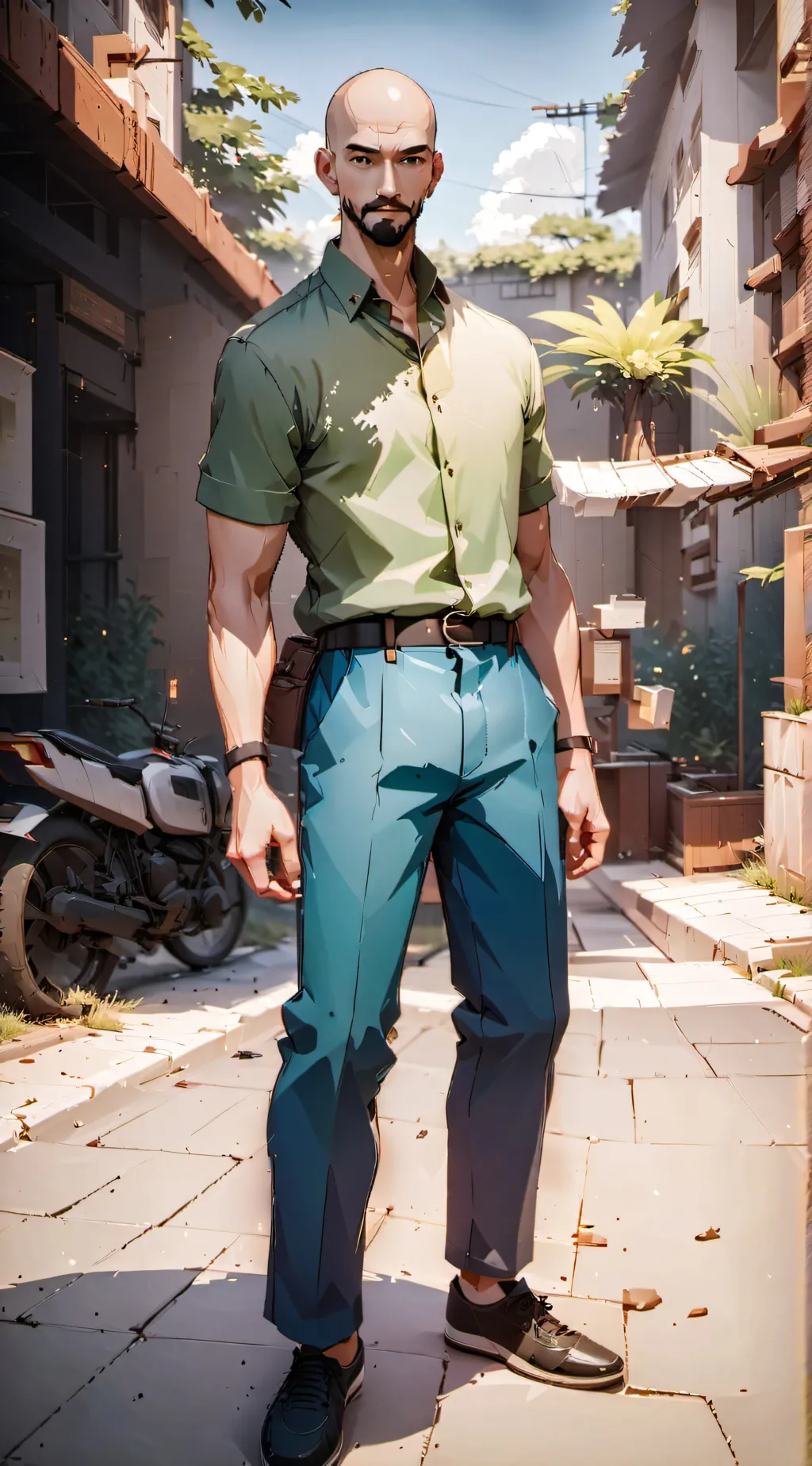 ai character: Baldi's Basics background