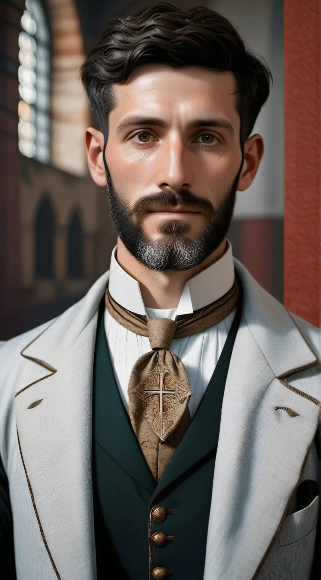 ai character: Saint Truth background