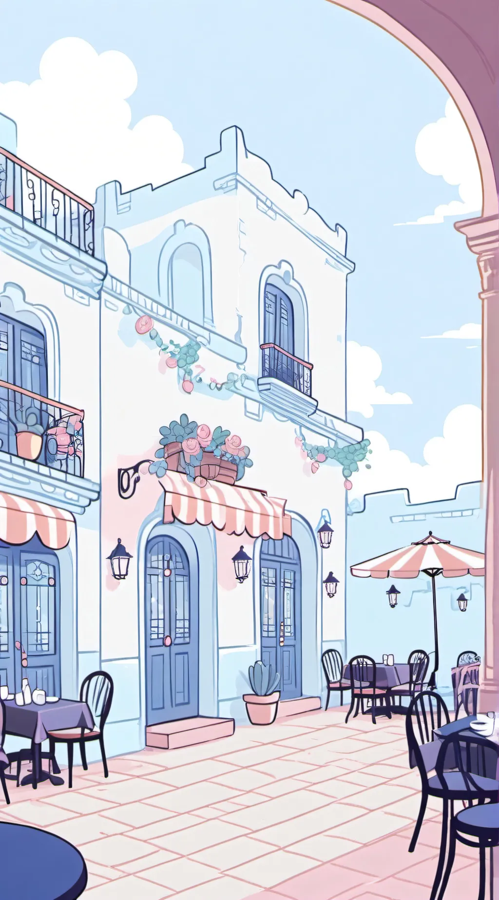 ai character: ~HH dinner~ background