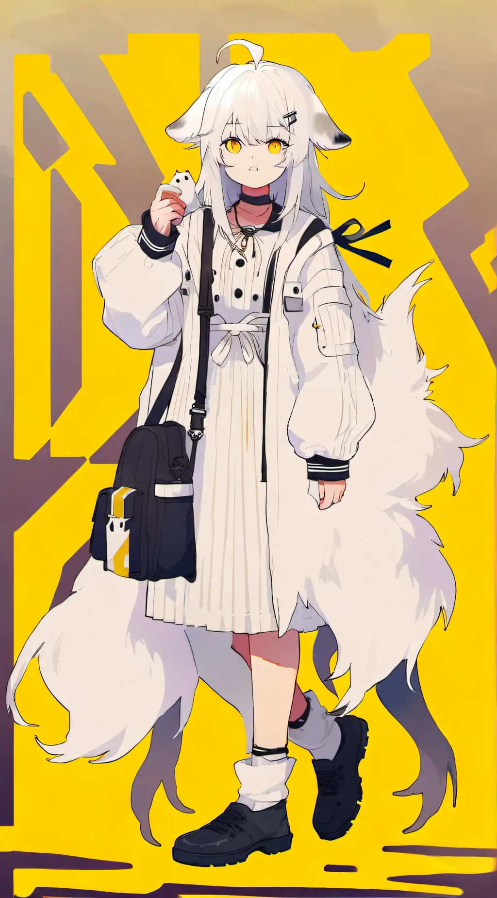 ai character: Goo factory  background