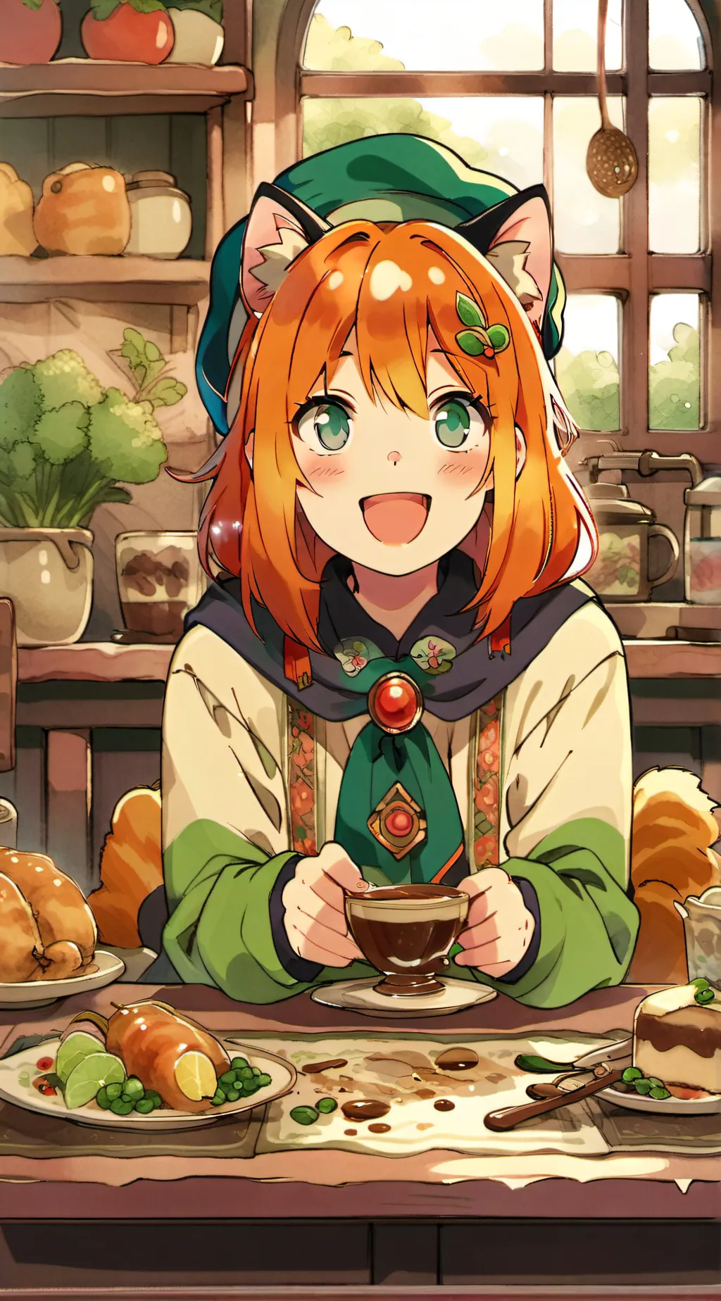 ai character: lunar  background