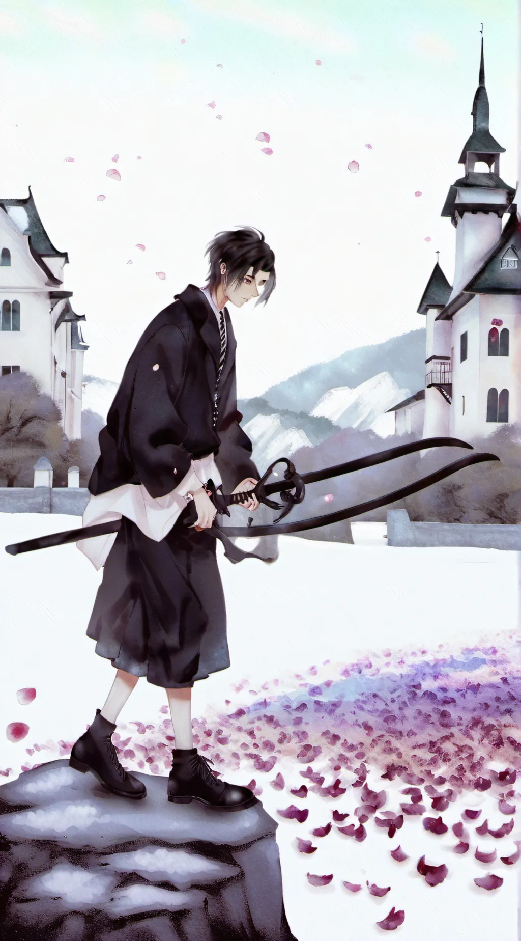 ai character: Itachi and sasuke background