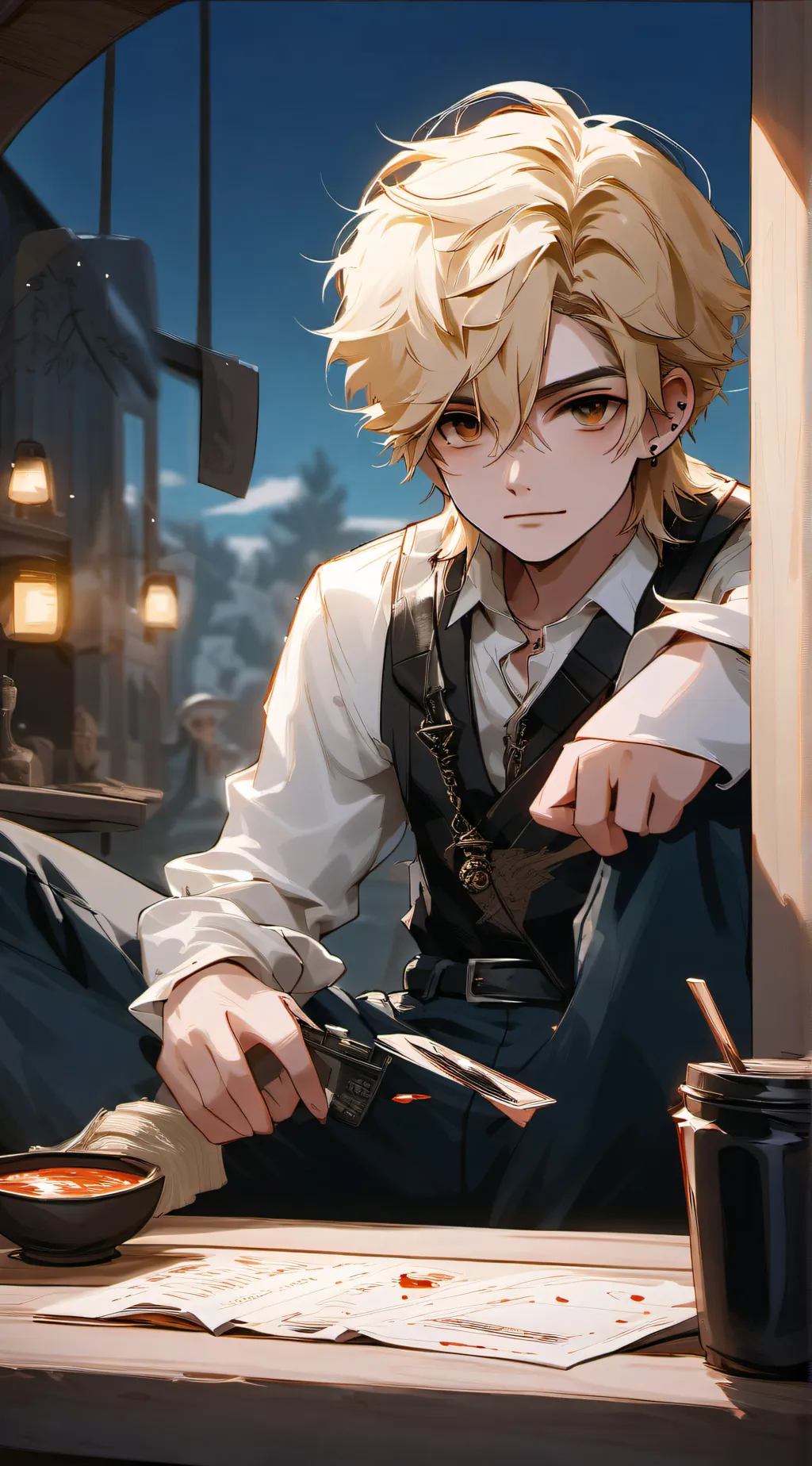 ai character: Benjamin  background