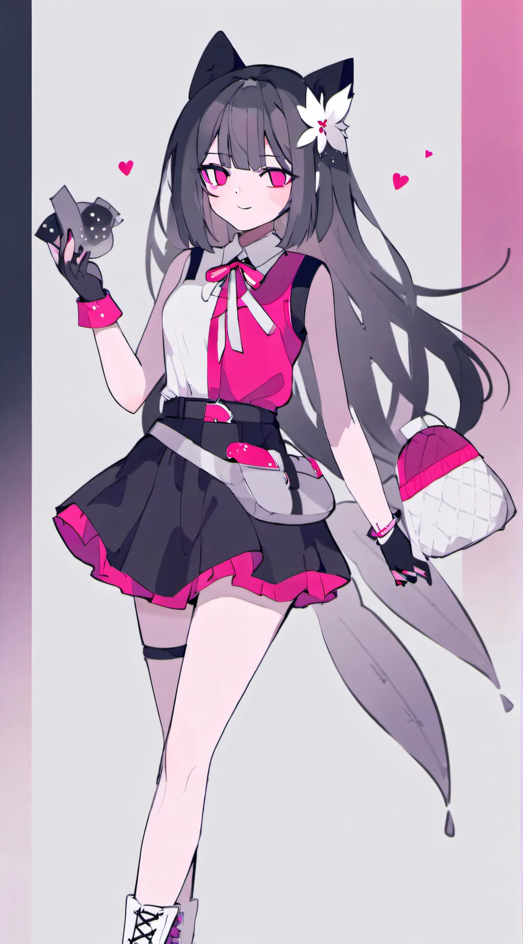 ai character: M Mia background