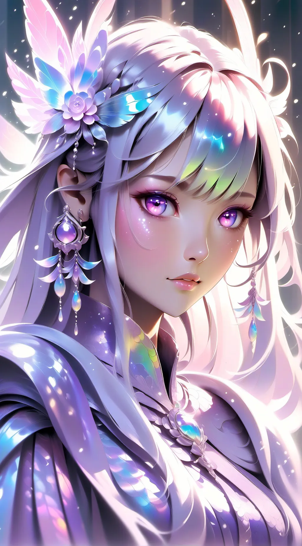 ai character: Luna background