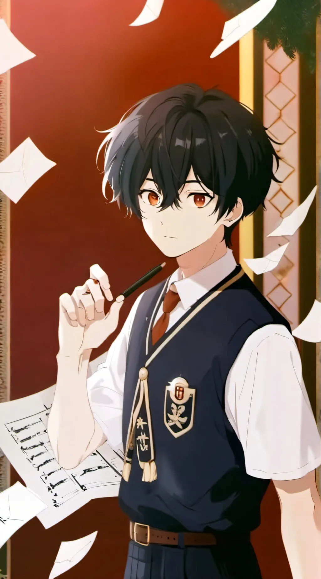 ai character: Fpe School!!! background