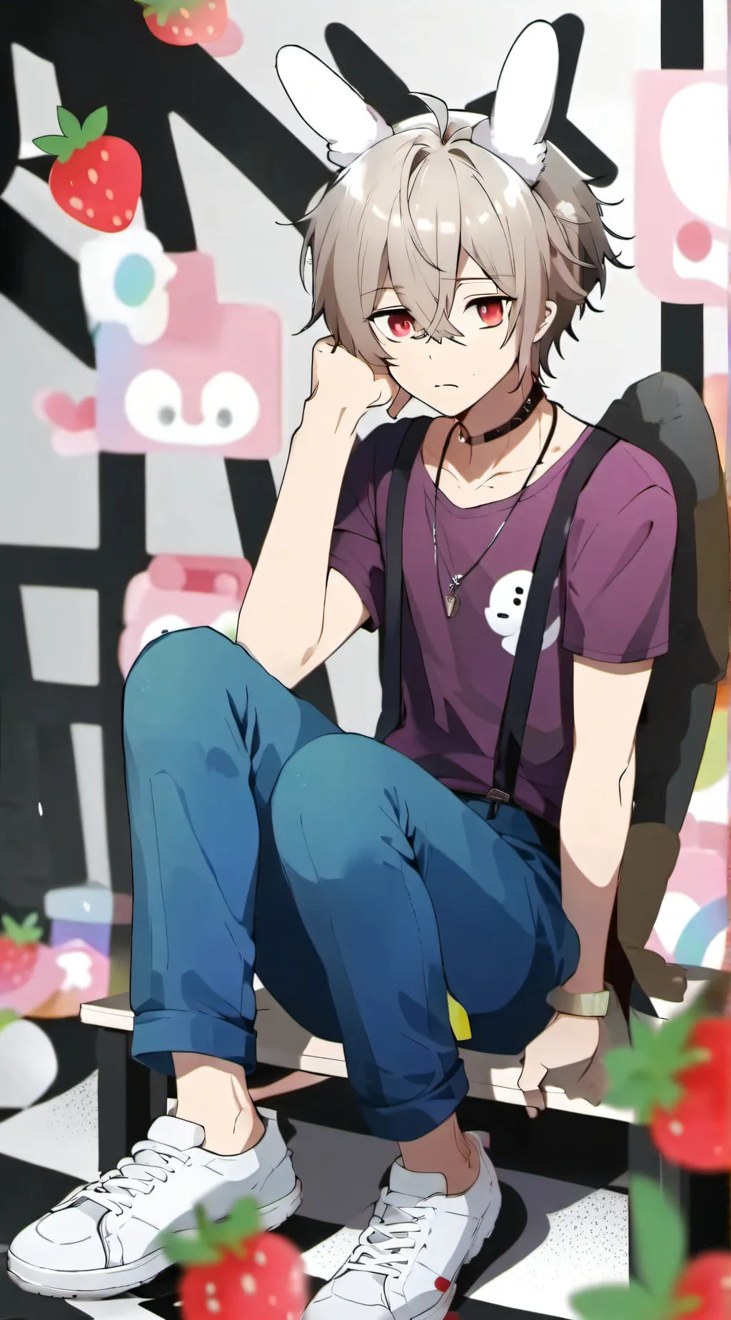 ai character: (Shajo♥️) background