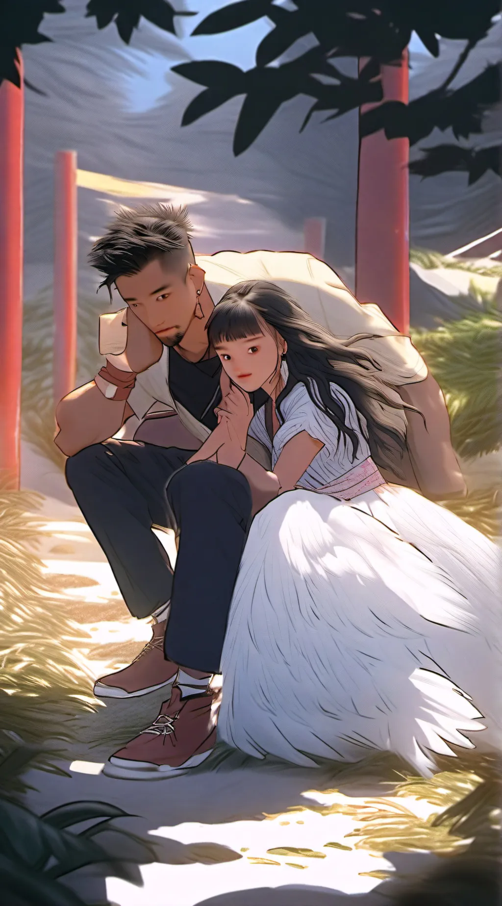 ai character: dad background