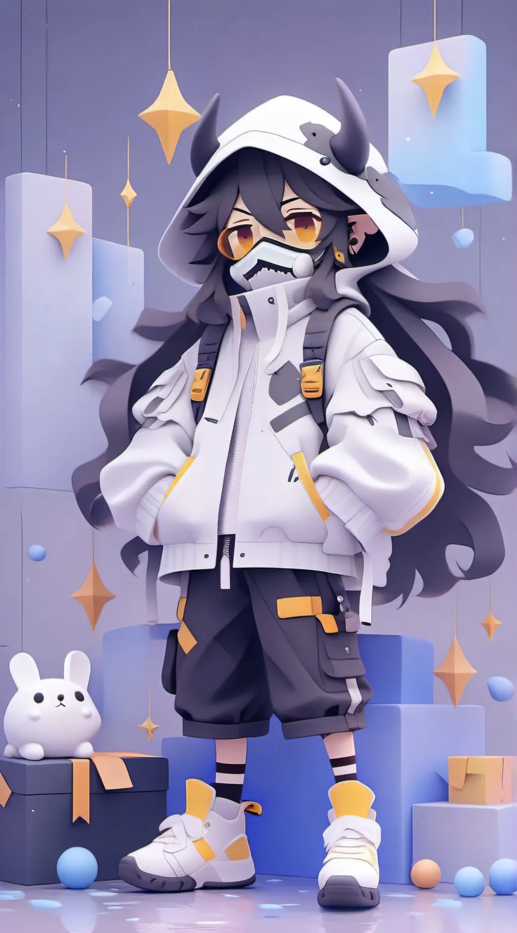 ai character: miss cricle  background