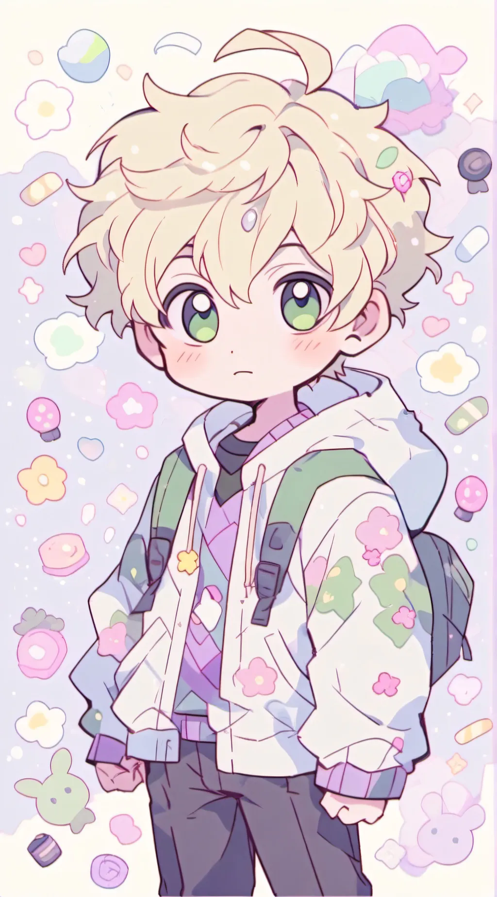 ai character: Truth cookie boy background