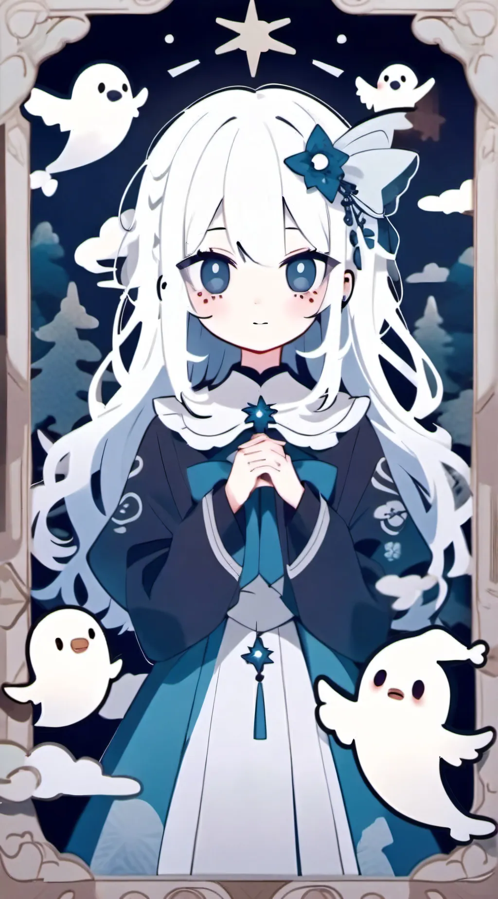 ai character: Hanako background