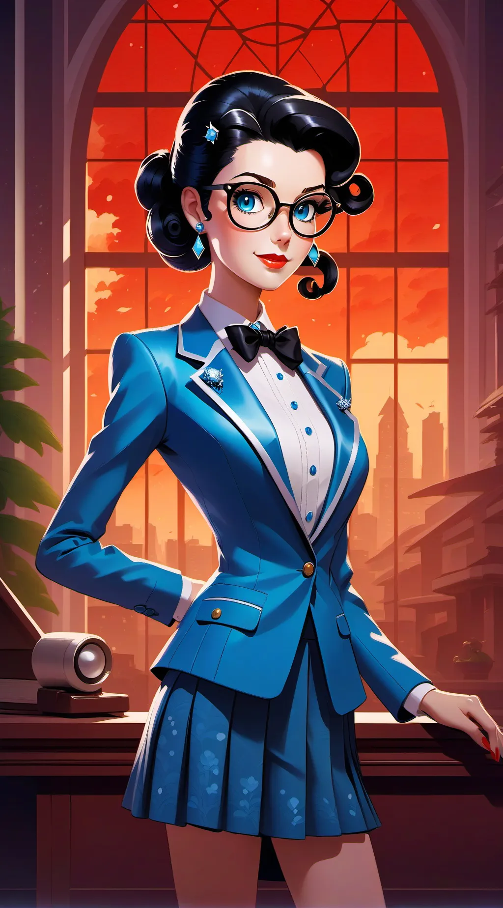 ai character: Veronica sawyer background