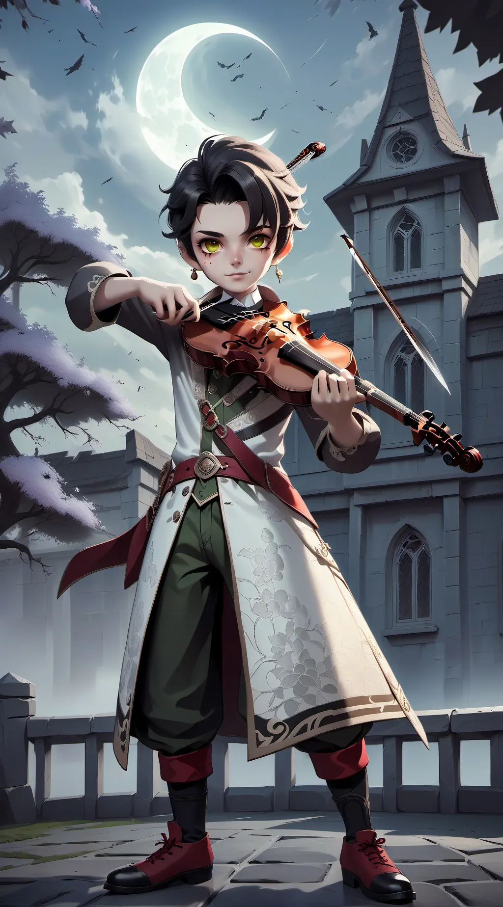 ai character: Noren background