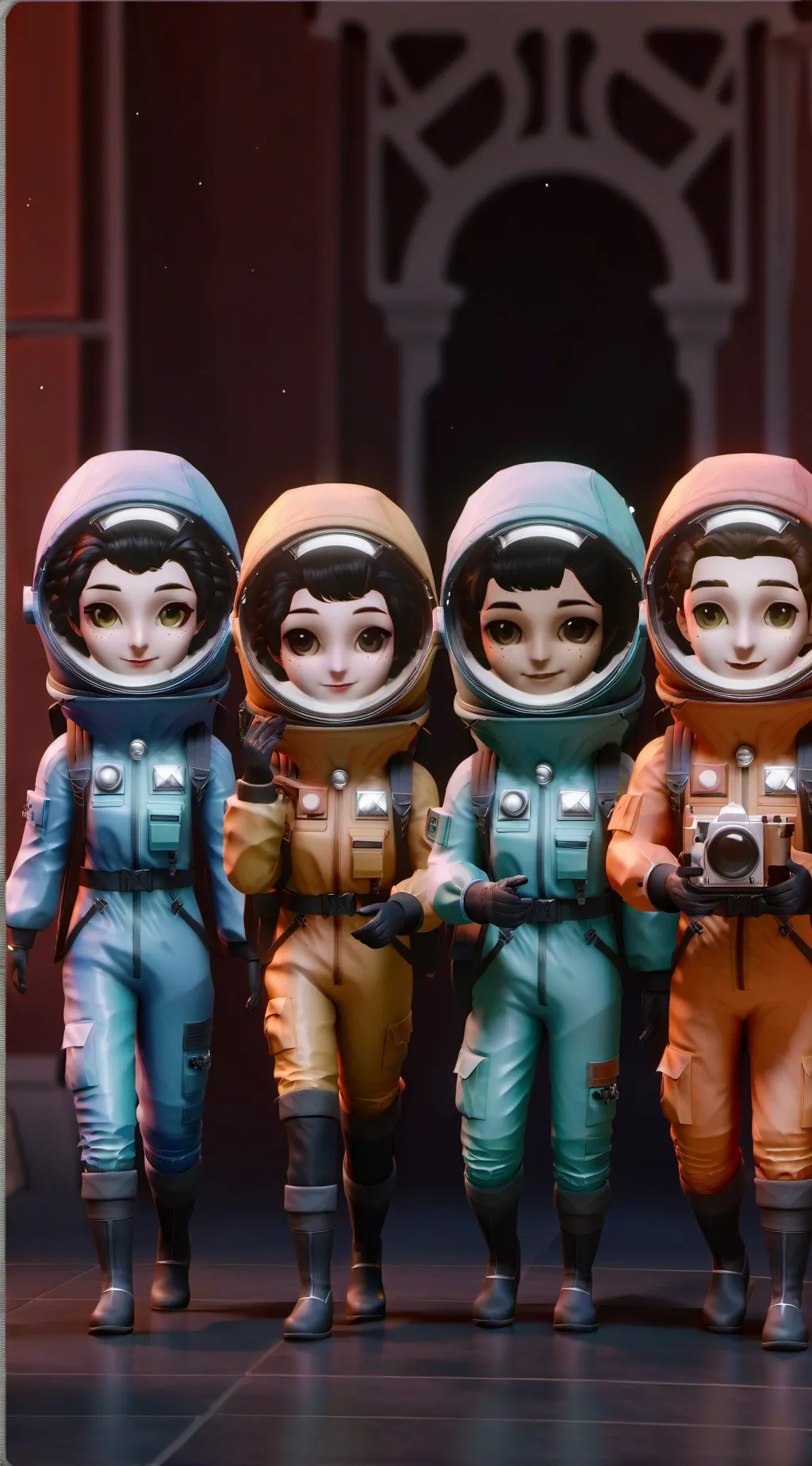 ai character: amoung us background