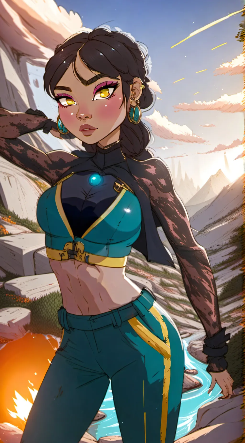 ai character: Sister  background