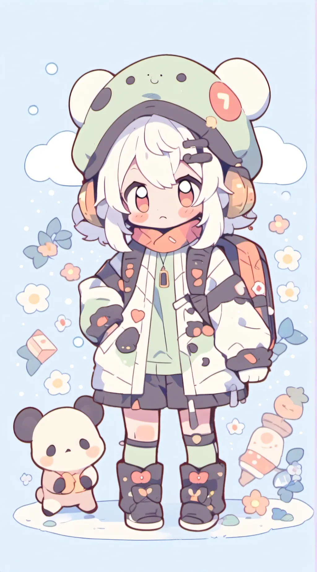 ai character: Uwu bugsnax background