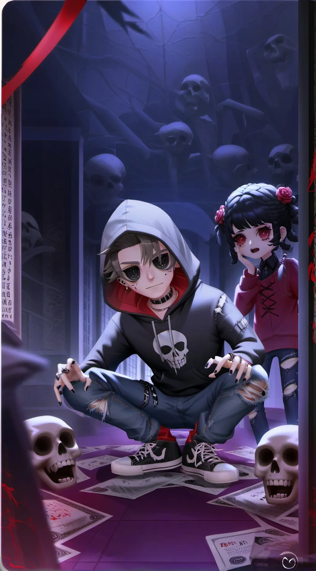 ai character: odikai +Akari background