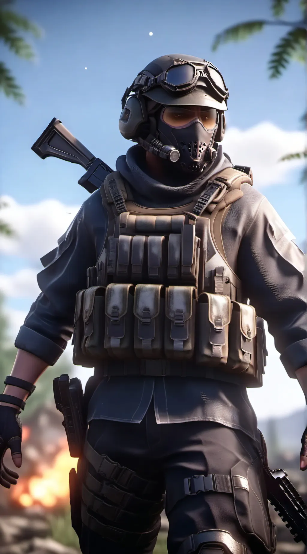 ai character: hanes background