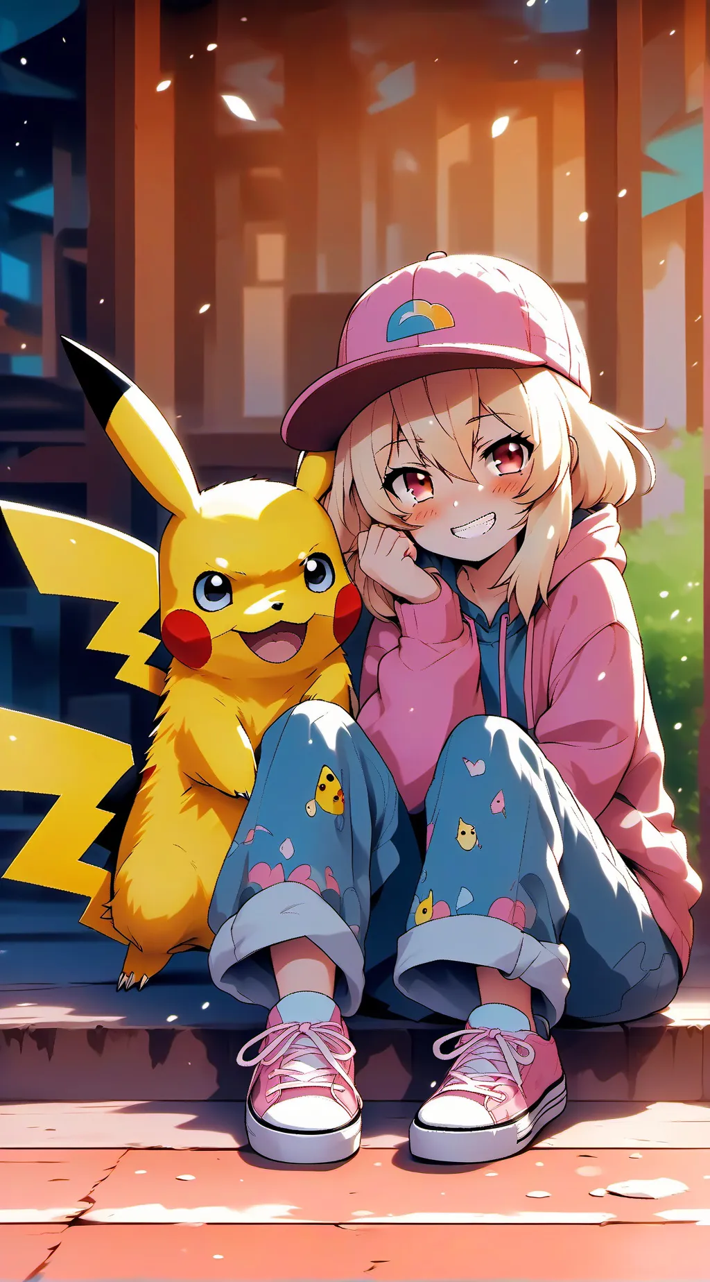 ai character: Pika background