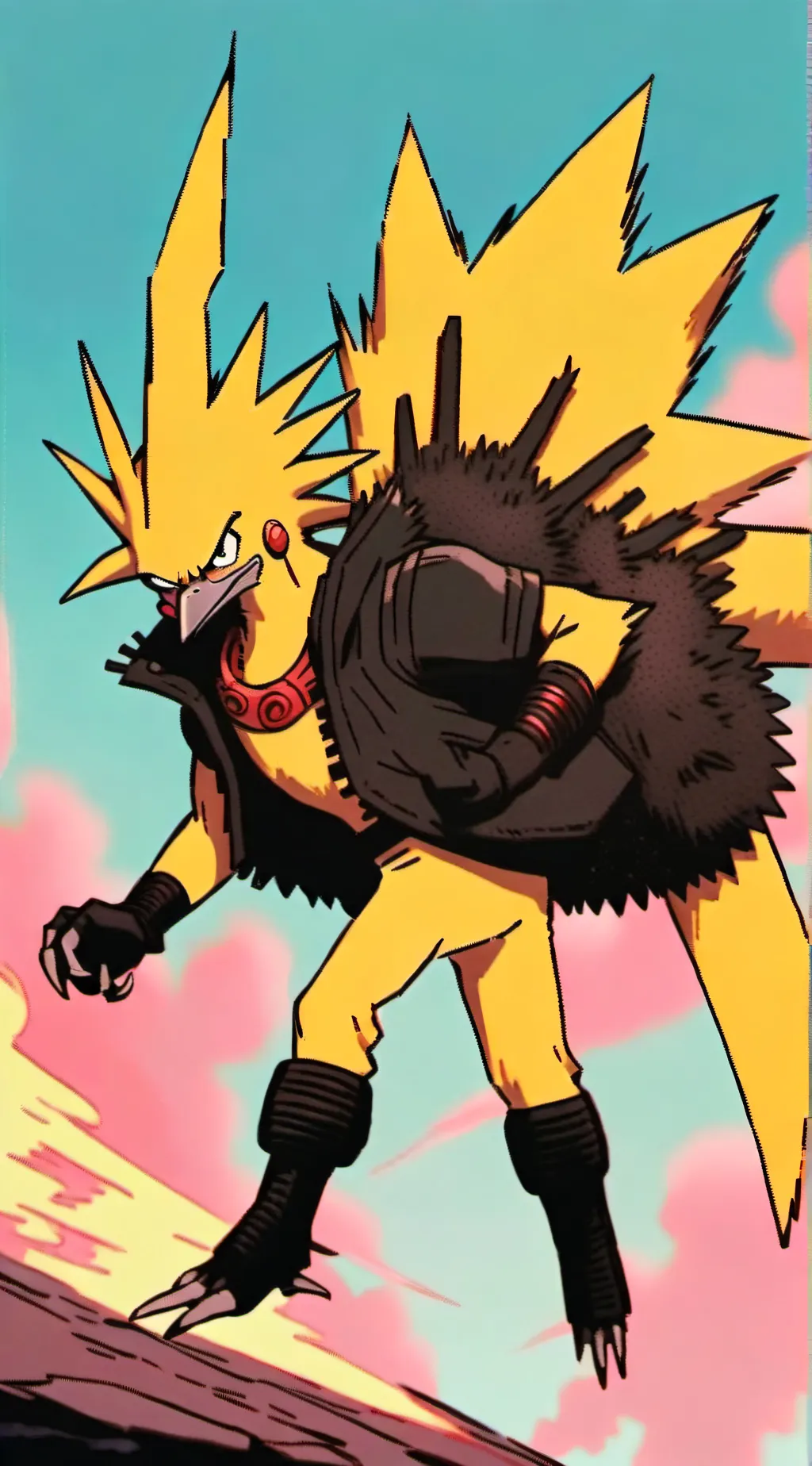ai character: Zapdos background