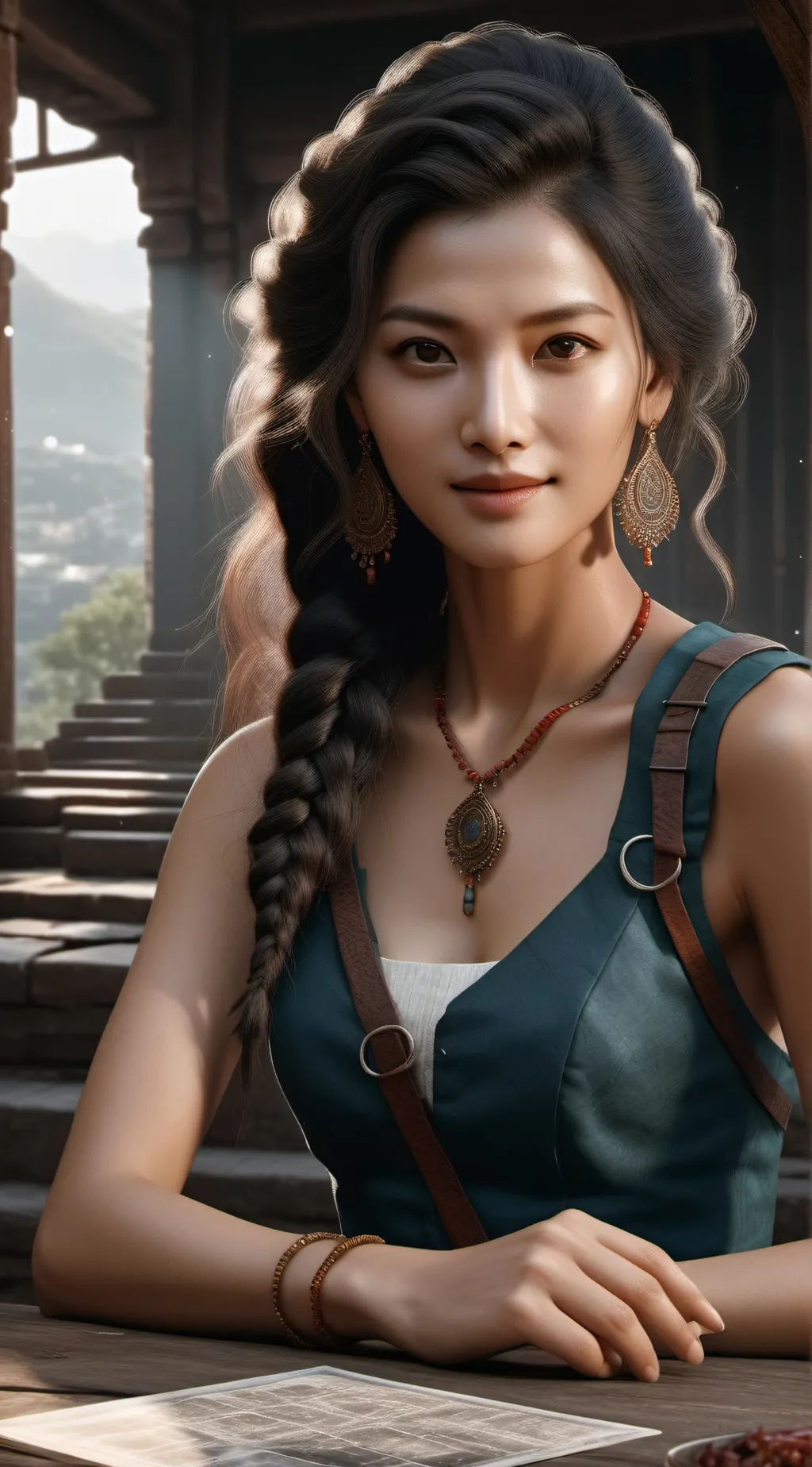 ai character: Maya background