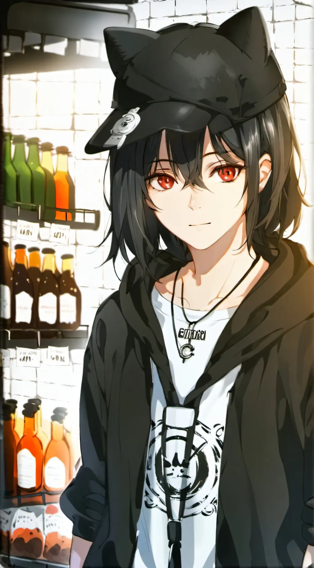 ai character: Girl background