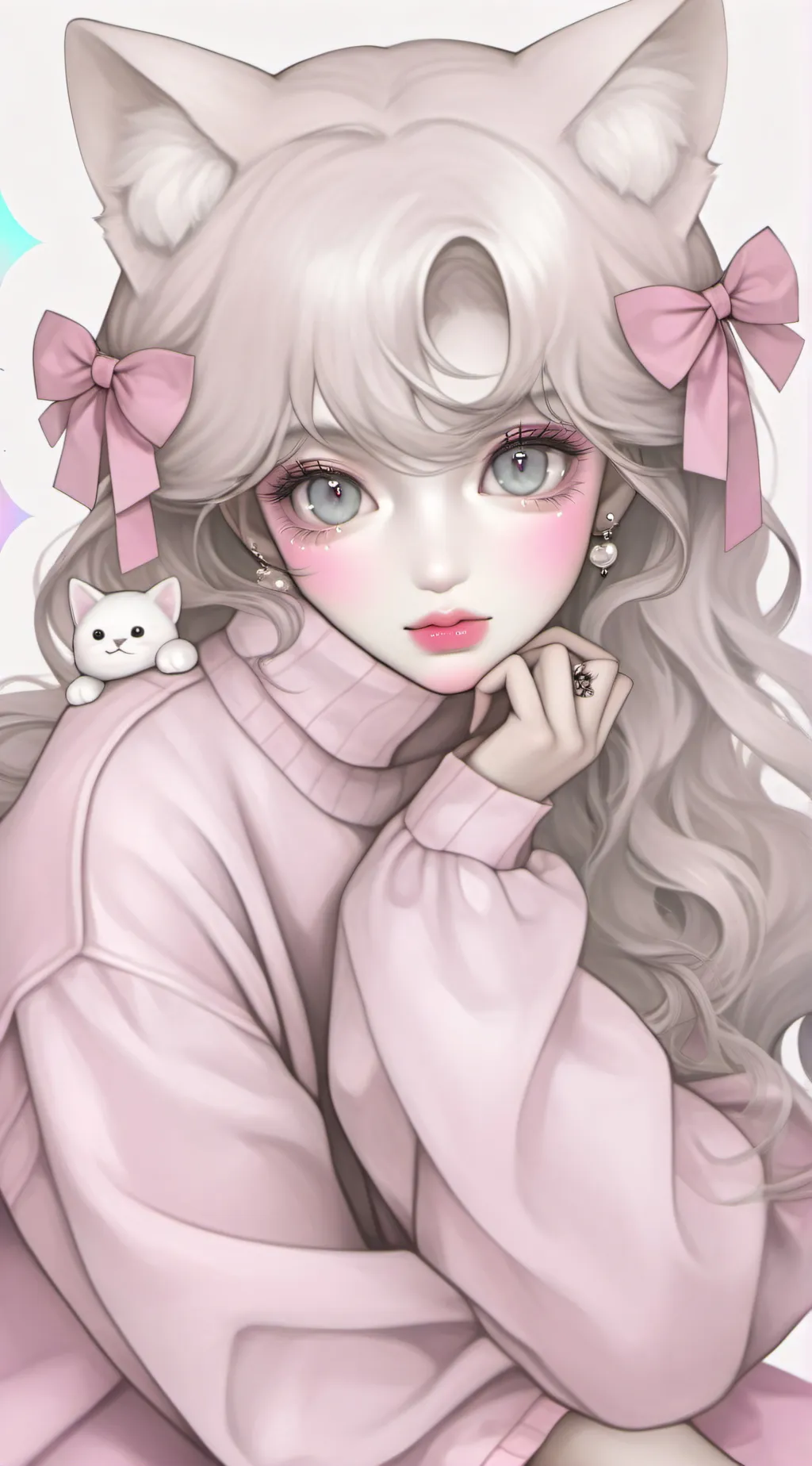 ai character: DUMB PICK ME GIRL background