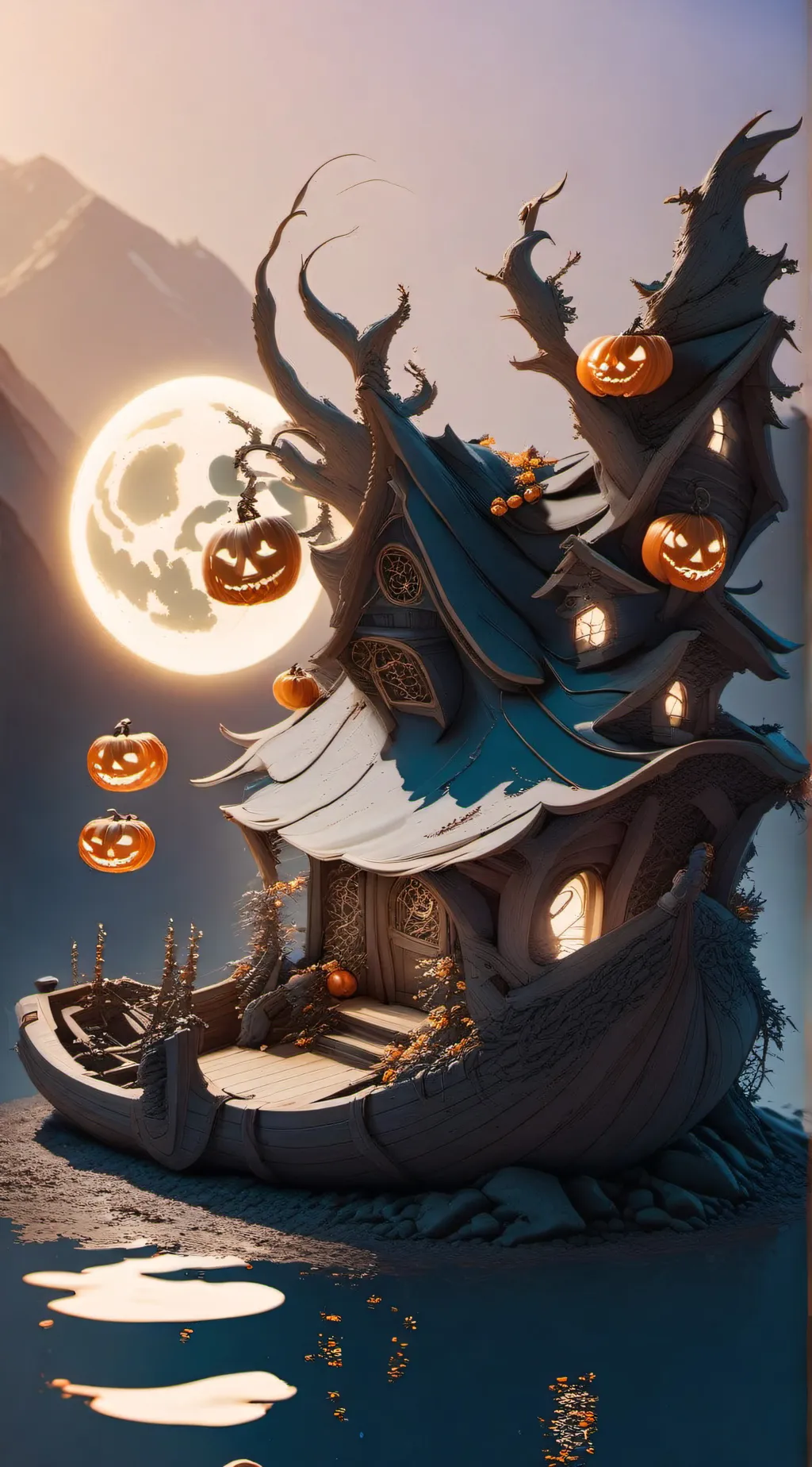 ai character: straw hats hallowe background