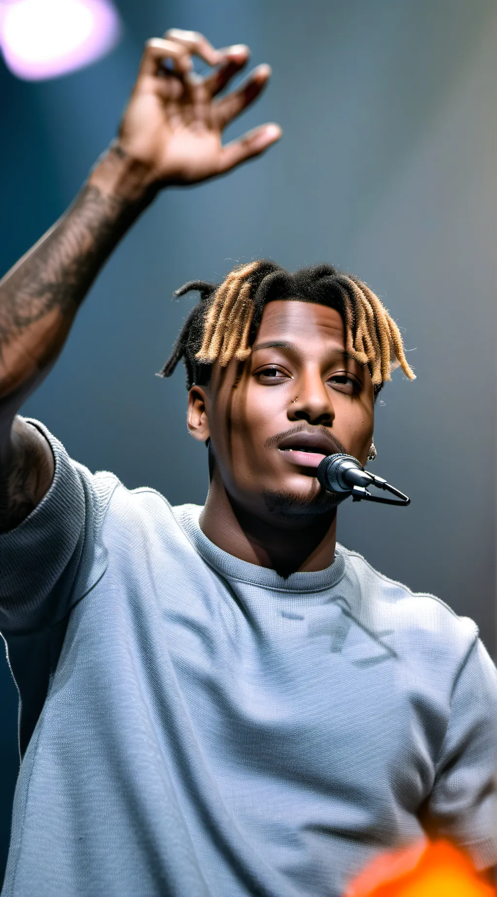 ai character: juice wrld  background