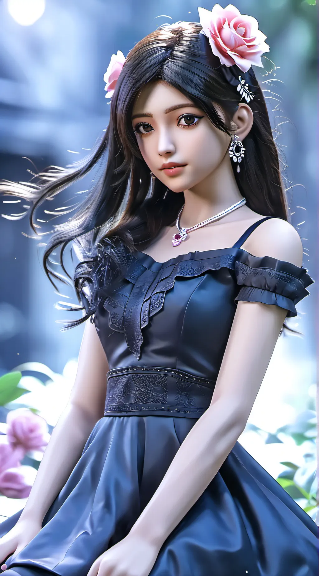 ai character: angel background