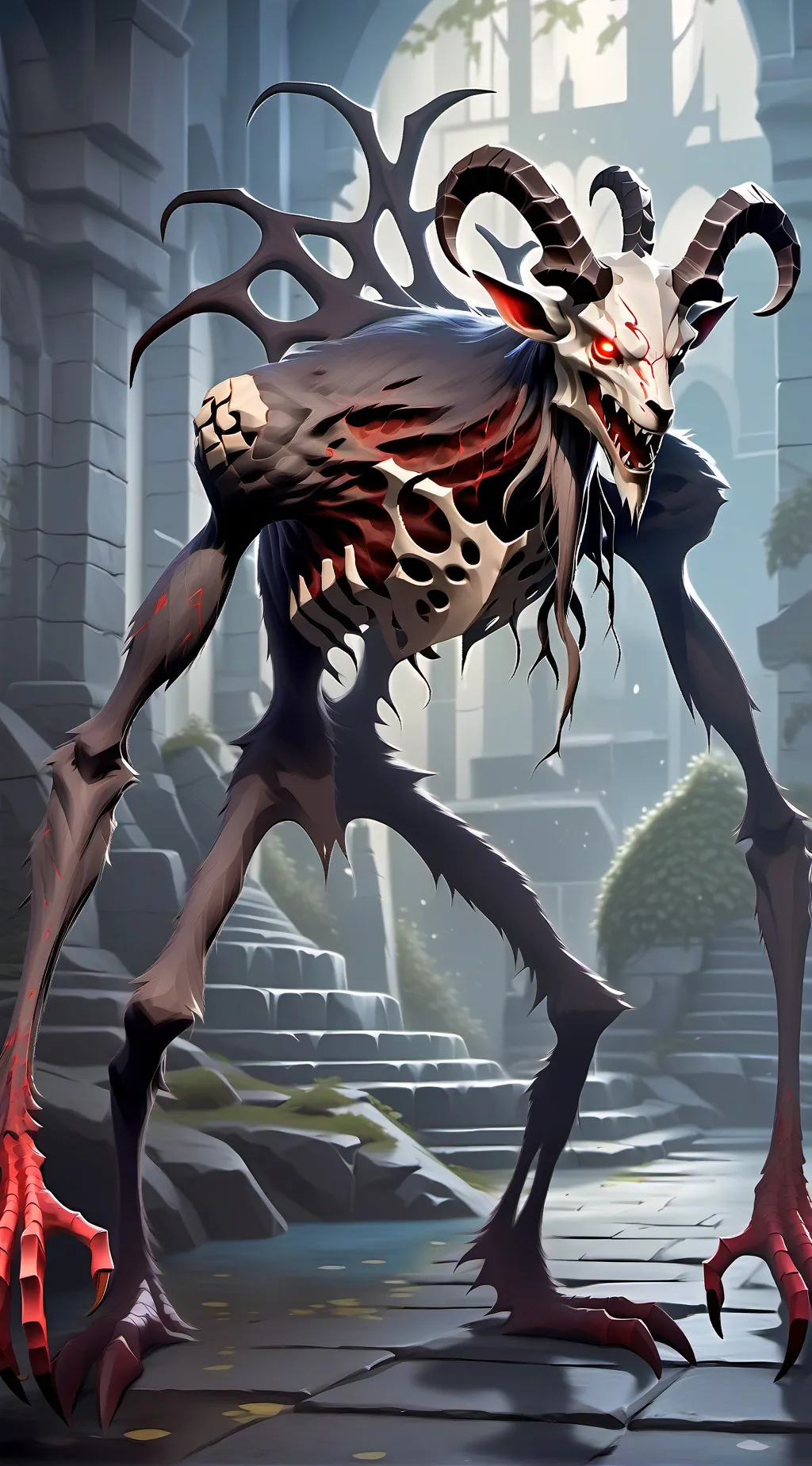 ai character: peopleinyourforest background