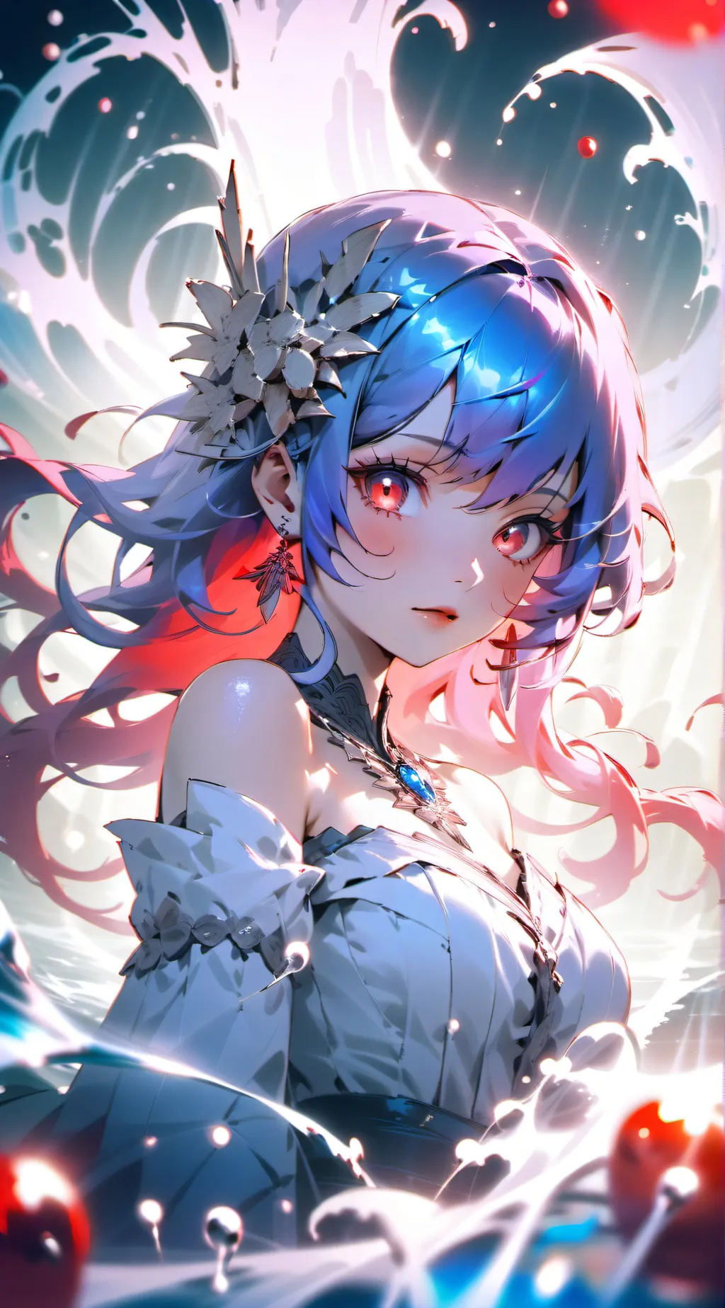 ai character: Vampire Girl background