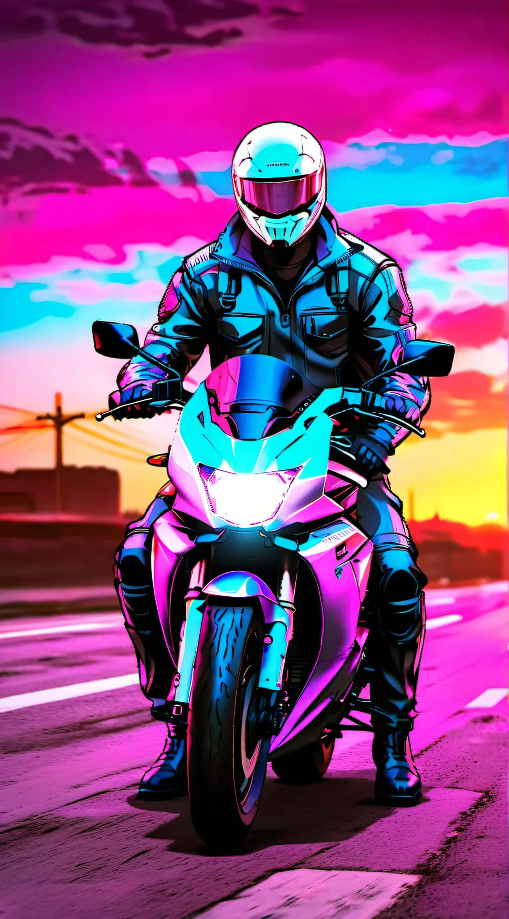 ai character: ‘Biker’ background