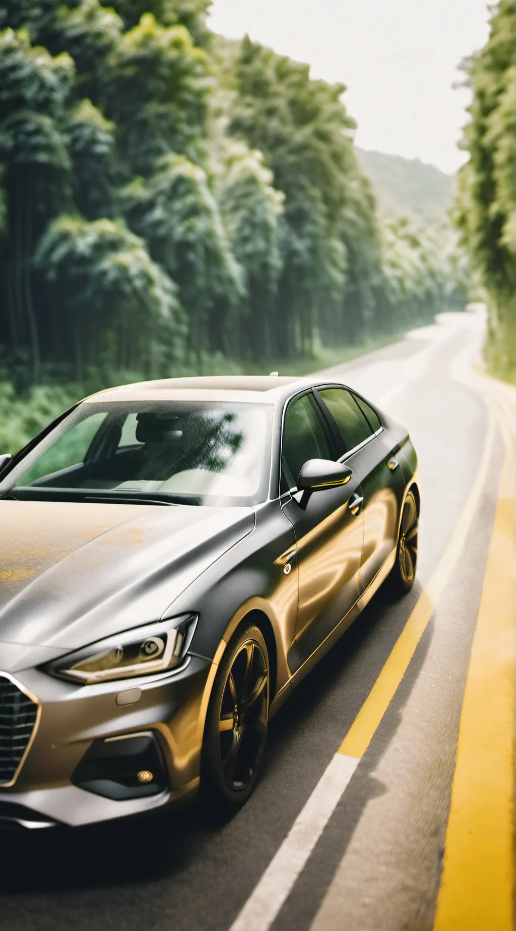 ai character: Team 7 car trip background