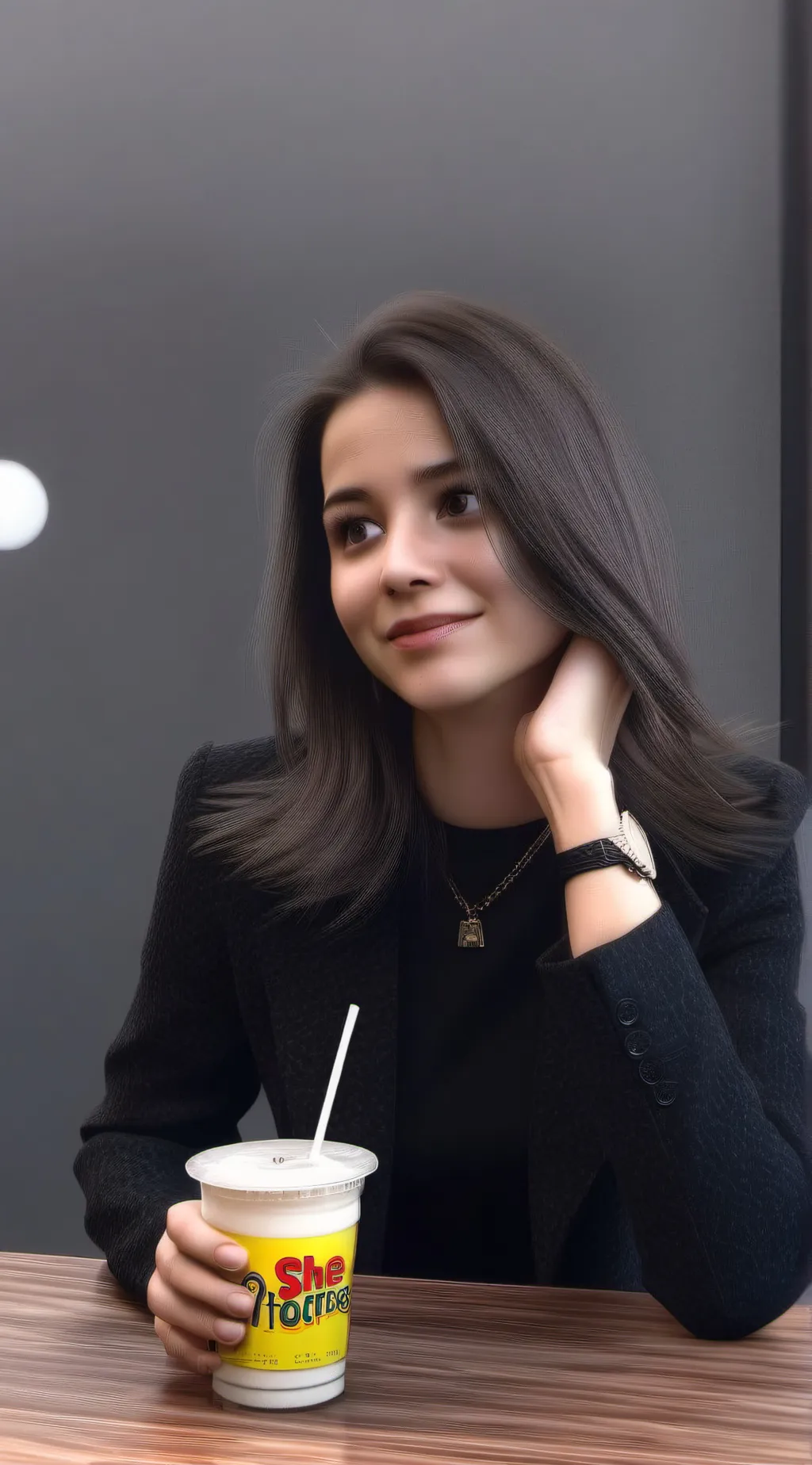 ai character: Ariana background