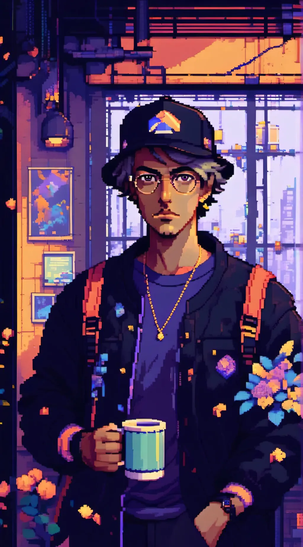 ai character: Angel dust x you background