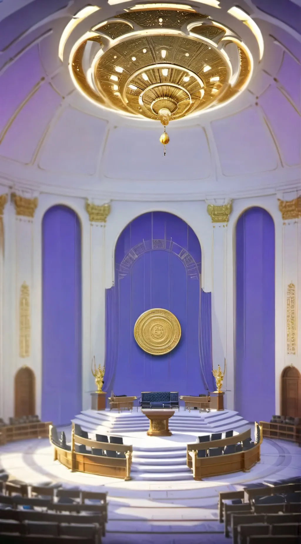 ai character: HH - Courtroom  background