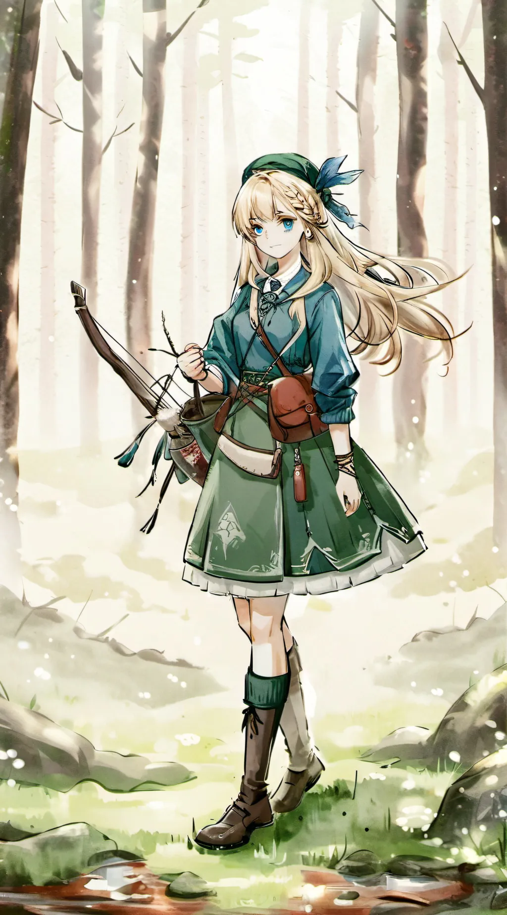 ai character: {♡} I v y {♡} background