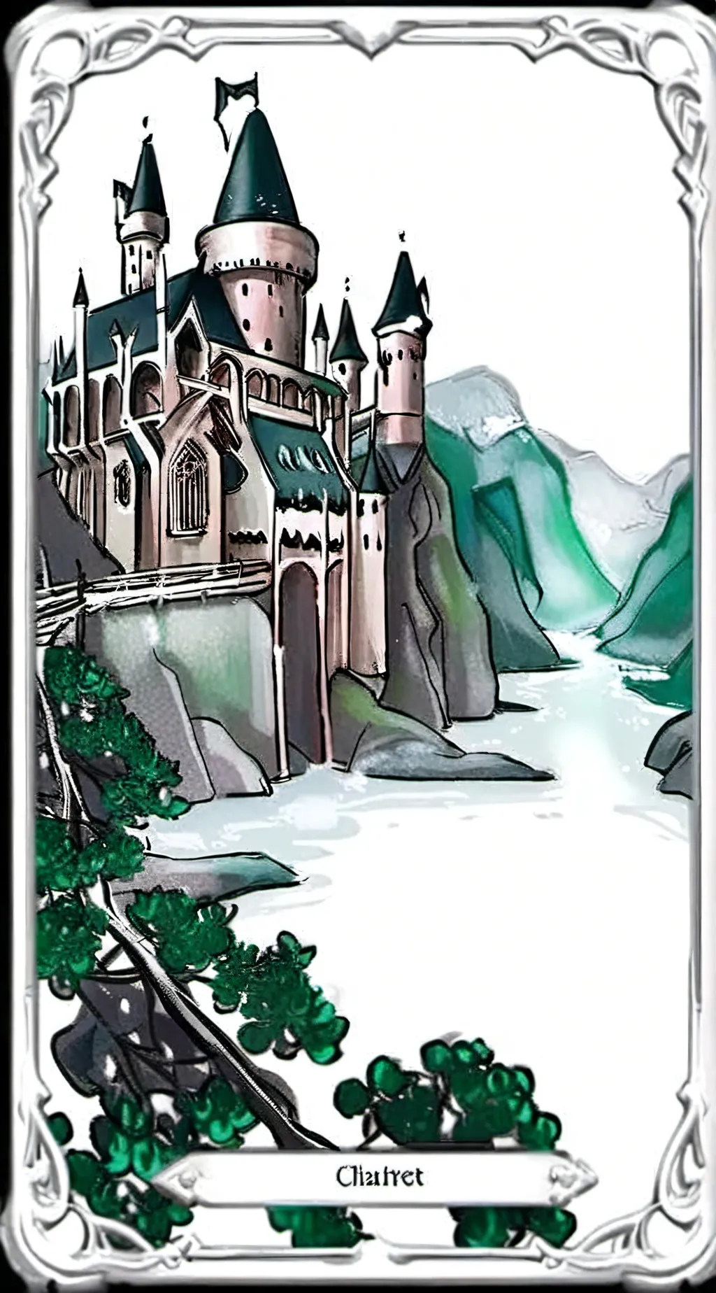 ai character: Hogowrts hanging background