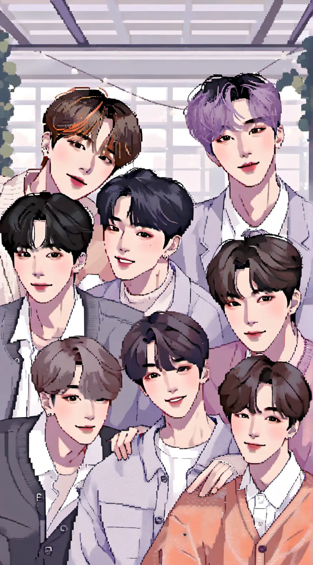 ai character: Skz background