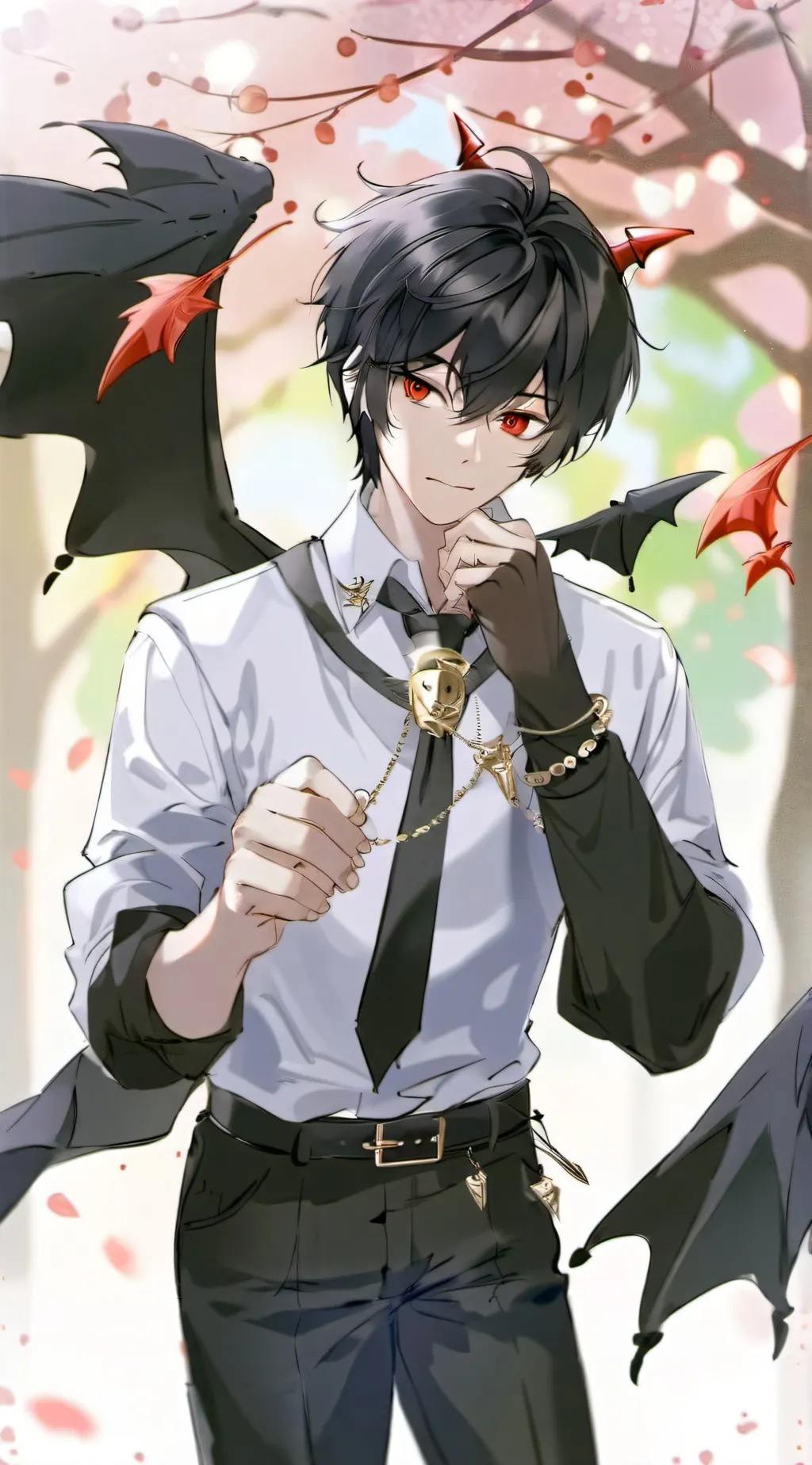 ai character: Lucifer background