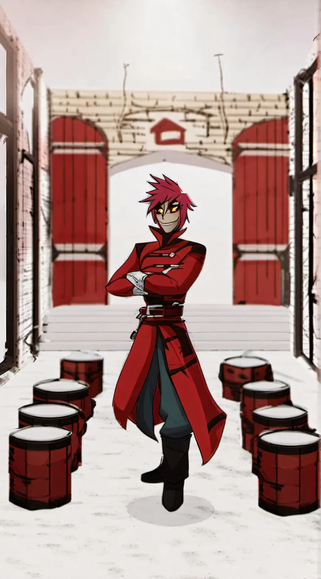 ai character: Alastors ears 2 background