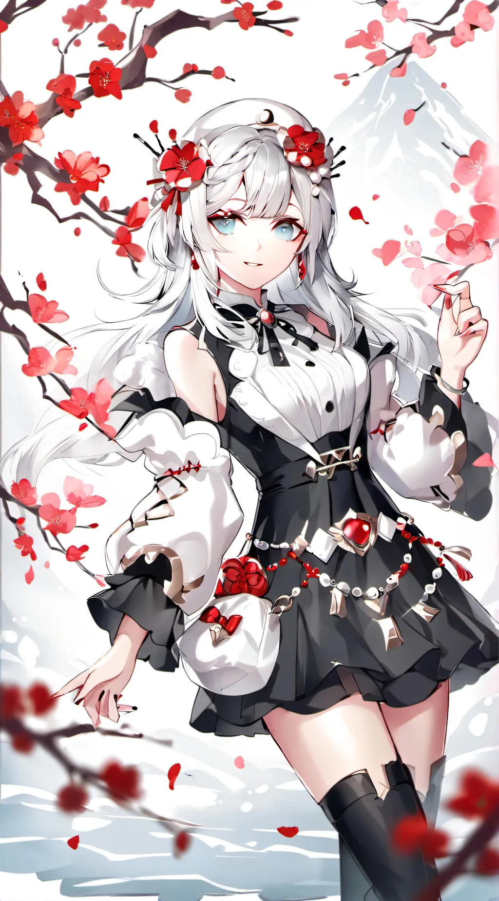 ai character: Your gf background