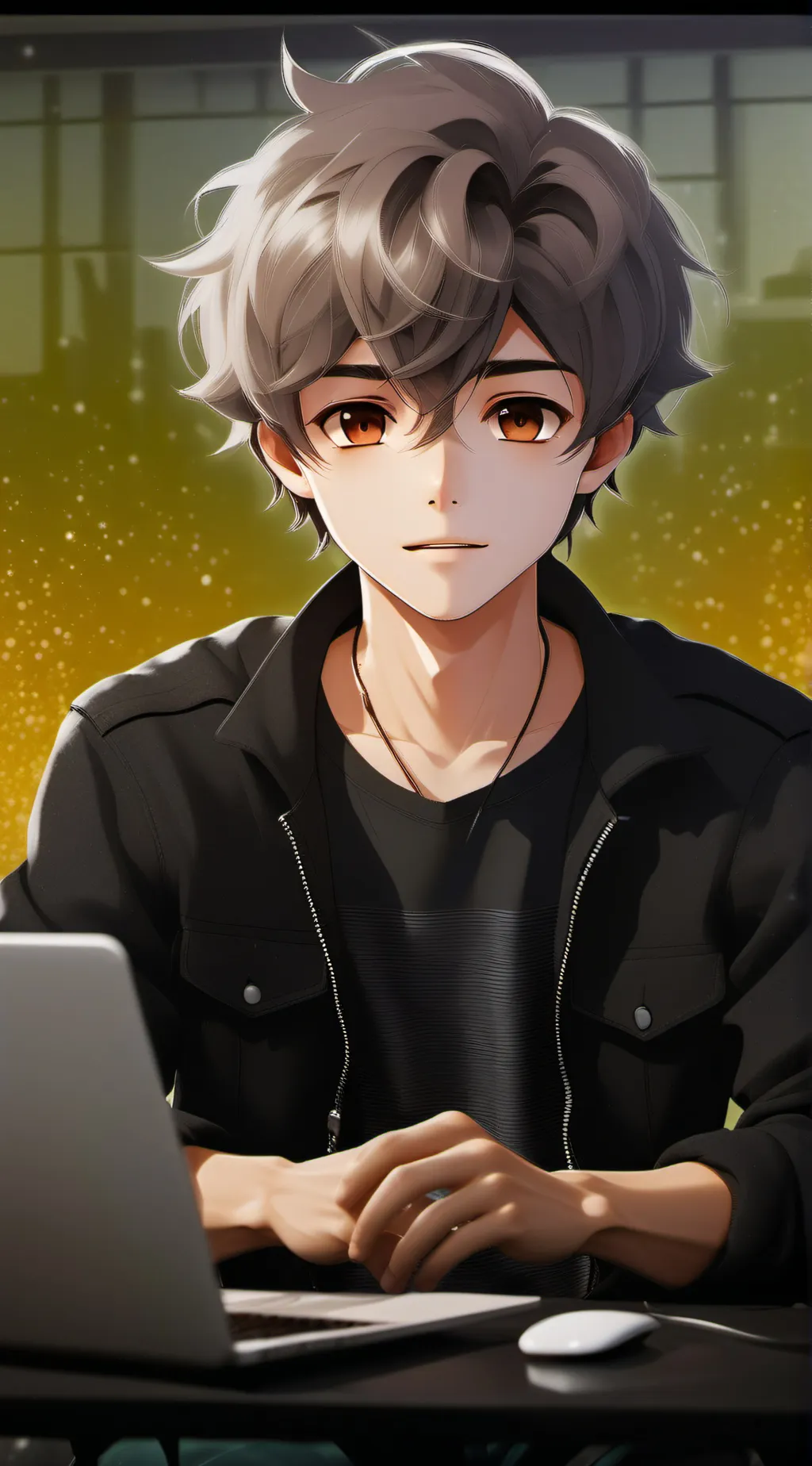 ai character: Rayyan background